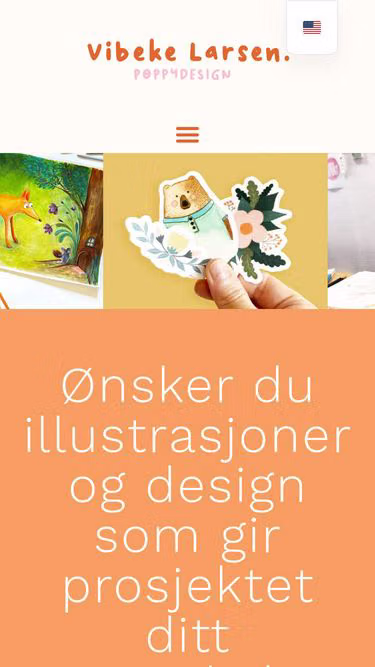 Screenshot of vsdesign.no