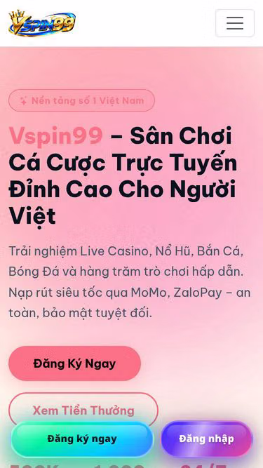 Screenshot of vspin99.onl