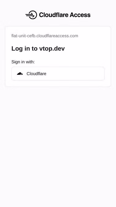 Screenshot of vtop.dev