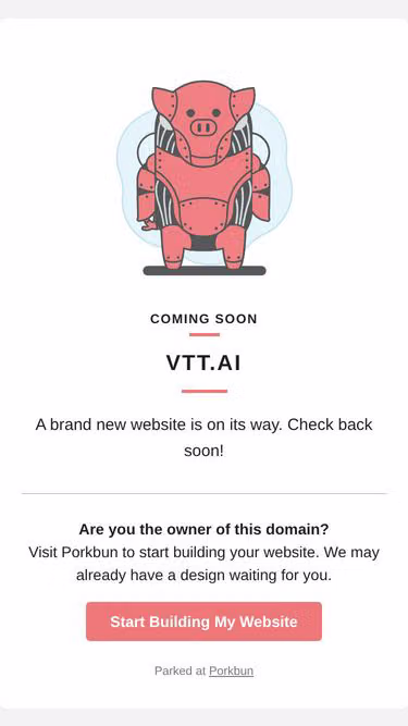 Screenshot of vtt.ai