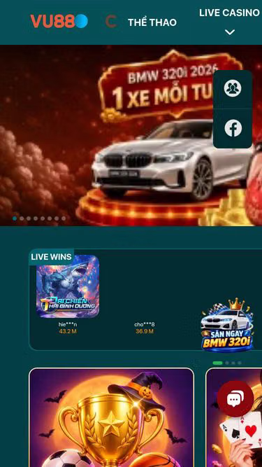 Screenshot of vu88.win