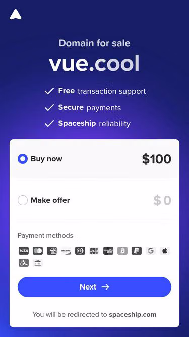 Screenshot of vue.cool