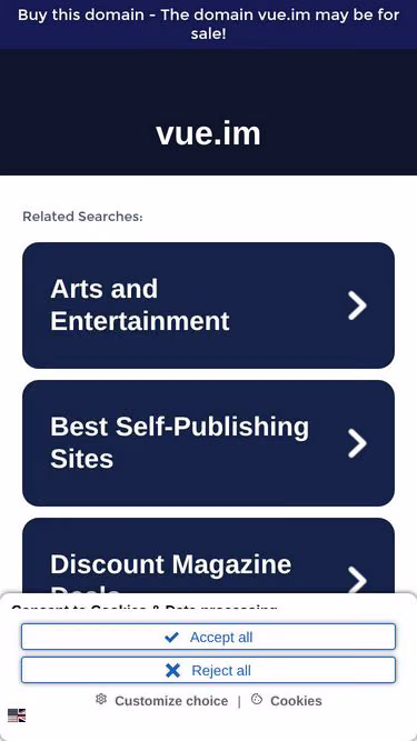 Screenshot of vue.im
