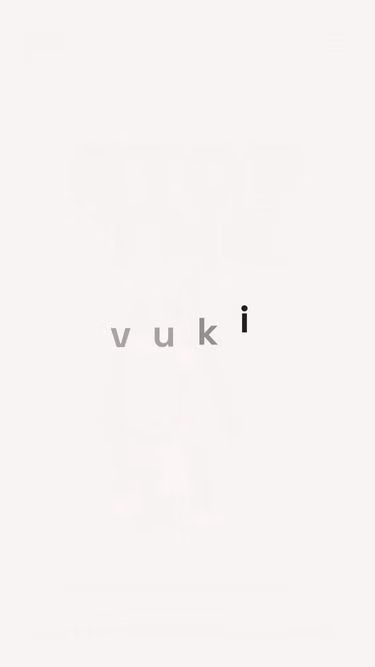 Screenshot of vuki.design