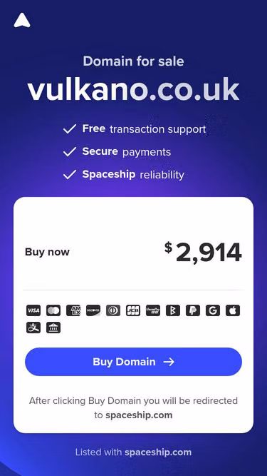Screenshot of vulkano.co.uk