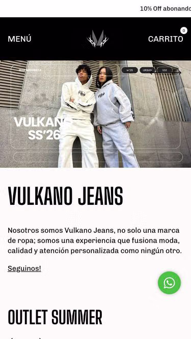 Screenshot of vulkano.com.ar