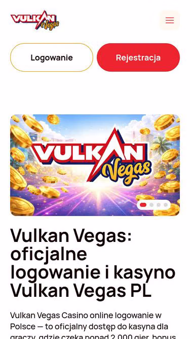 Screenshot of vulkanvegas.work
