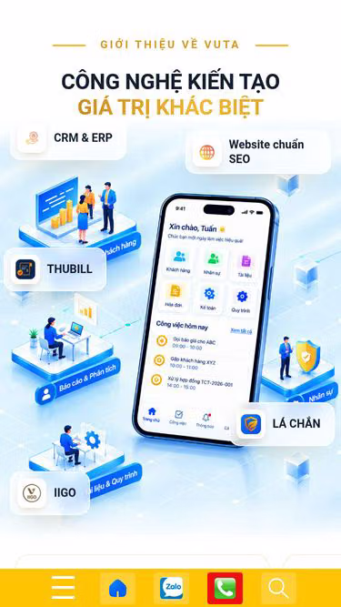 Screenshot of vuta.vn