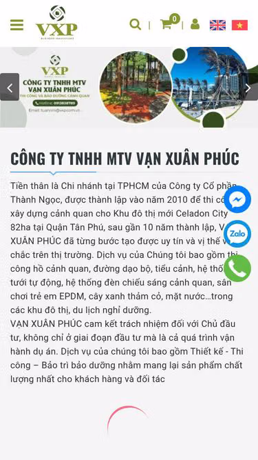 Screenshot of vxp.com.vn