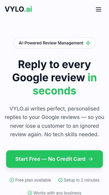 Screenshot of vylo.ai