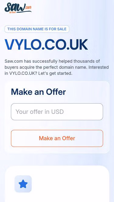 Screenshot of vylo.co.uk
