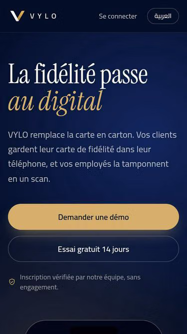 Screenshot of vylo.digital