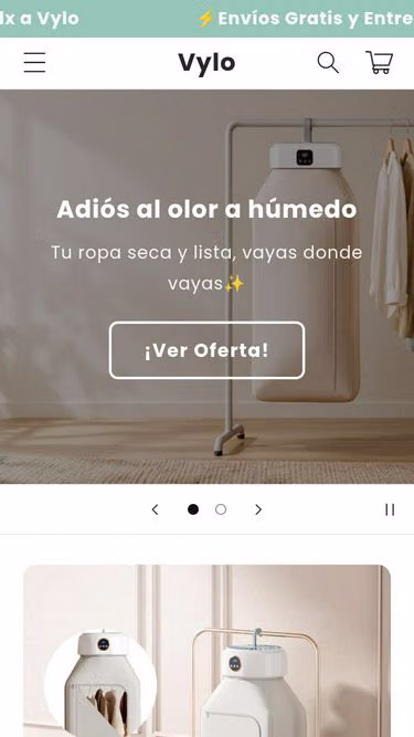 Screenshot of vylo.es