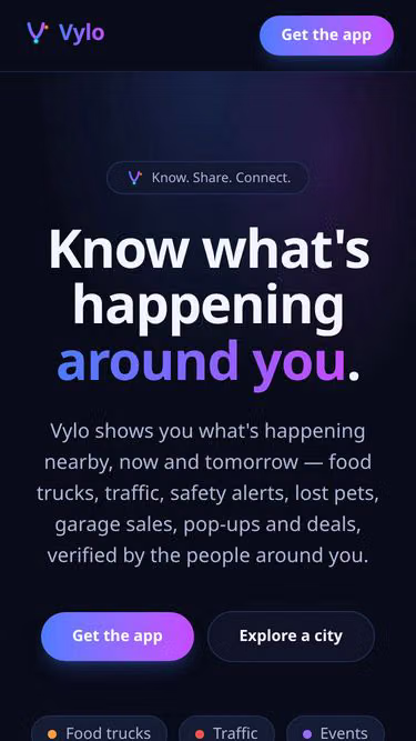 Screenshot of vylo.live