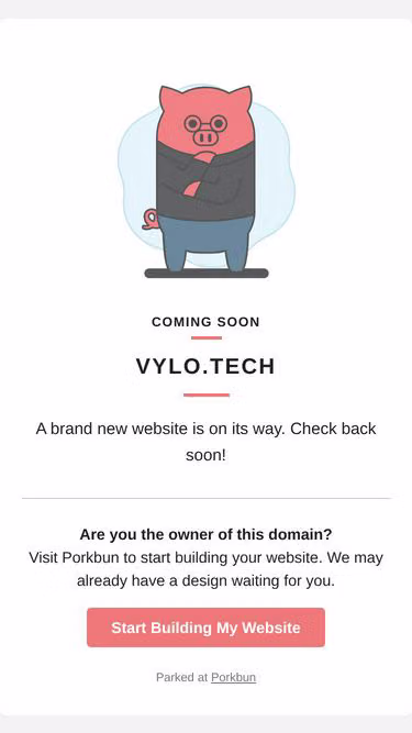Screenshot of vylo.tech