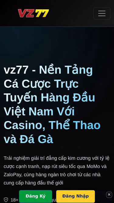 Screenshot of vz77.io