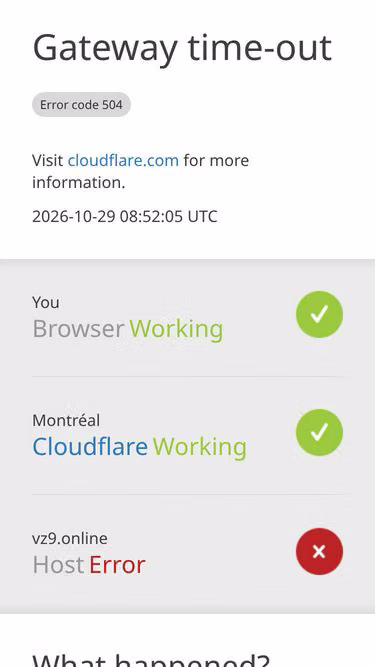 Screenshot of vz9.online