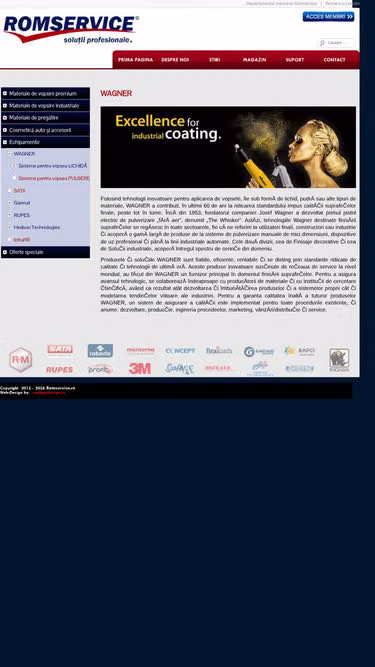 Screenshot of wagner-group.ro