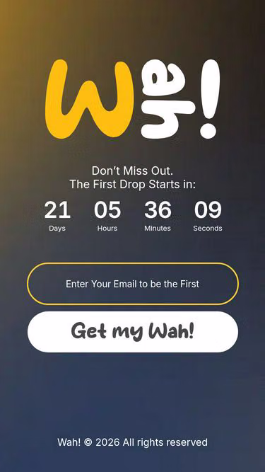 Screenshot of wah.lt
