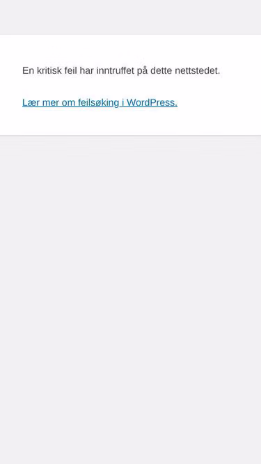 Screenshot of waiter.no