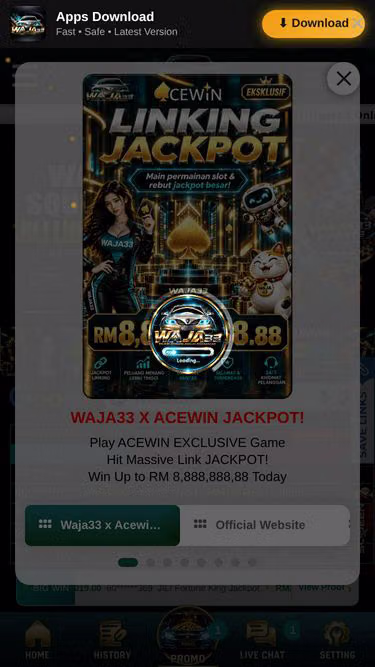 Screenshot of waja33.xyz