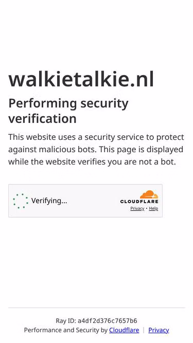 Screenshot of walkietalkie.nl