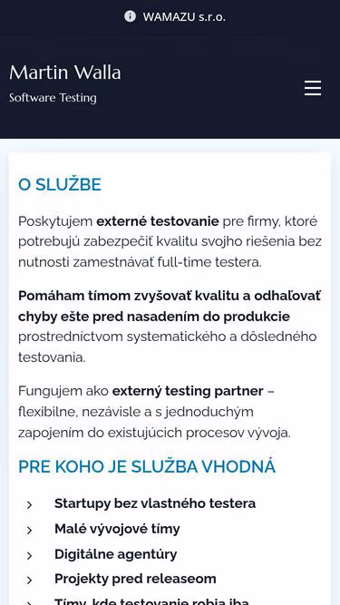 Screenshot of walla.sk