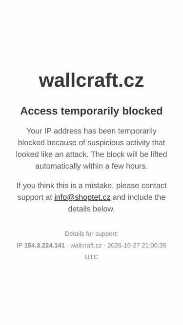 Screenshot of wallcraft.cz