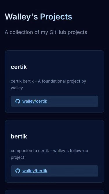 Screenshot of walley.org