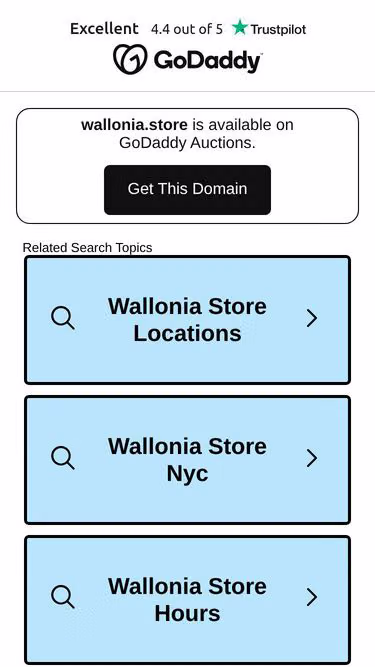 Screenshot of wallonia.store