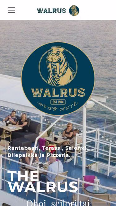 Screenshot of walrus.fi