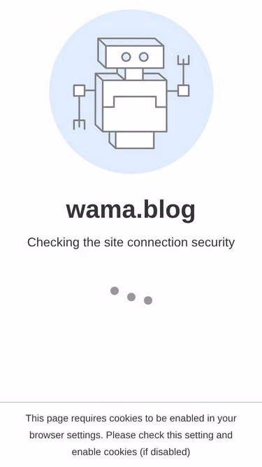 Screenshot of wama.blog