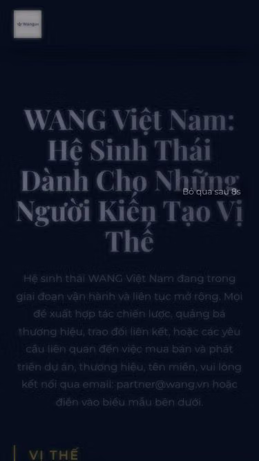Screenshot of wang.vn