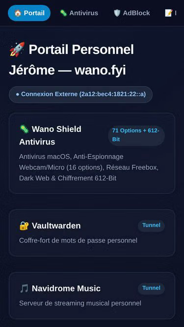 Screenshot of wano.fyi