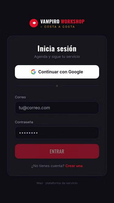 Screenshot of wao.mx