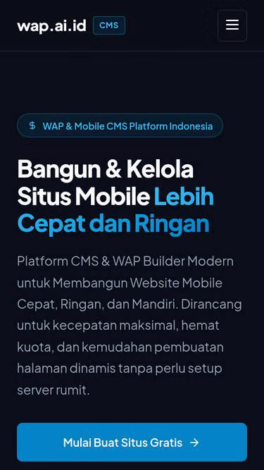 Screenshot of wap.ai.id
