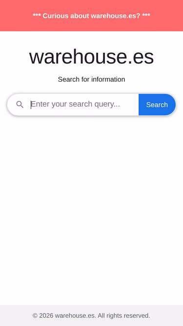 Screenshot of warehouse.es