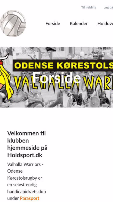 Screenshot of warriors.dk