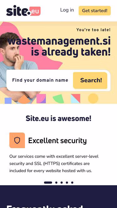 Screenshot of wastemanagement.si
