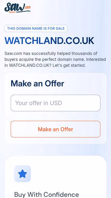 Screenshot of watchland.co.uk