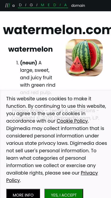 Screenshot of watermelon.com