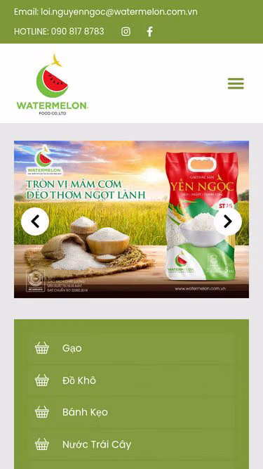Screenshot of watermelon.com.vn