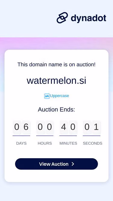 Screenshot of watermelon.si