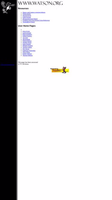 Screenshot of watson.org