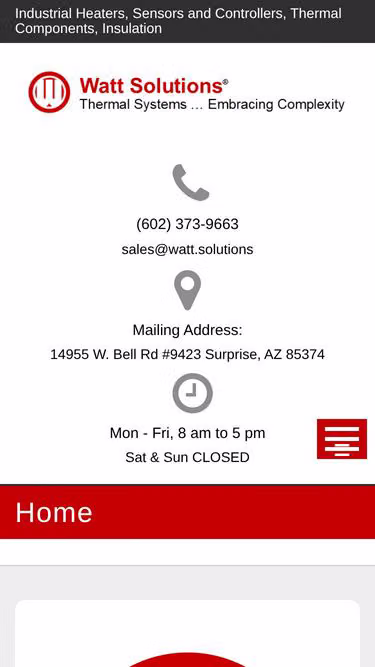Screenshot of watt.solutions