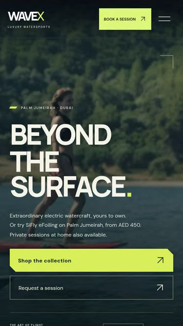 Screenshot of wavex.surf