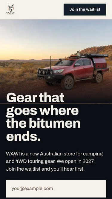 Screenshot of wawi.com.au