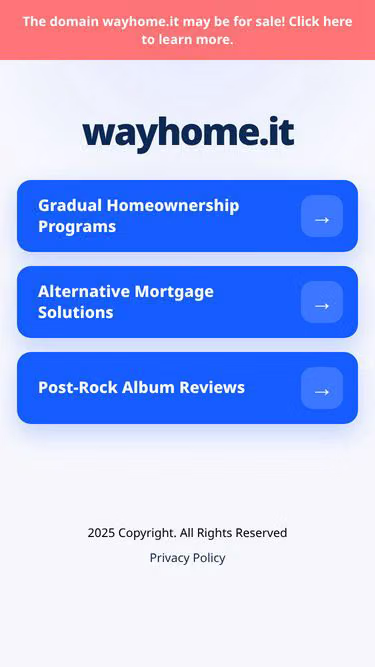 Screenshot of wayhome.it