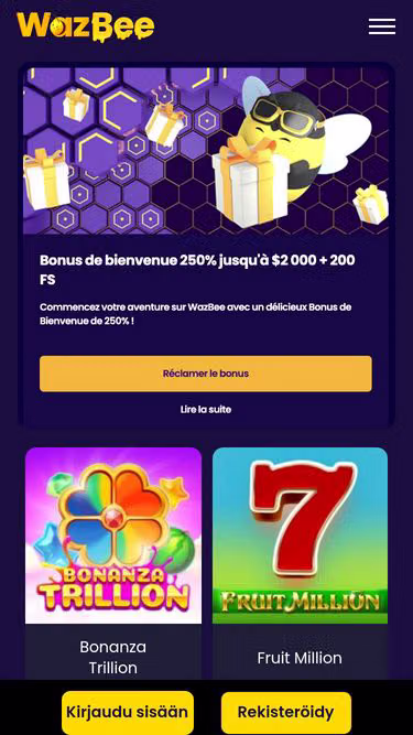 Screenshot of wazbee.be