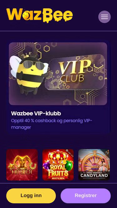 Screenshot of wazbee.no